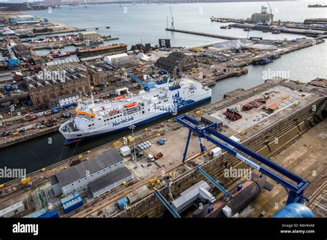 Rosyth Dockyard in Scotland