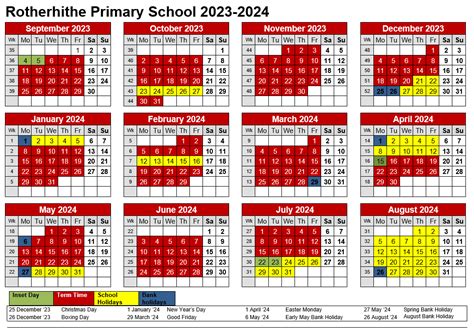 RPS Calendar Overview