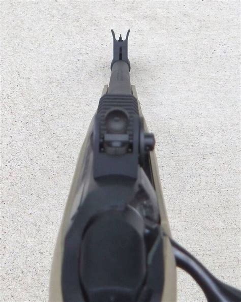 Ruger American Rifle with upgraded iron sights