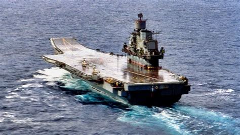 Russian aircraft carrier inside