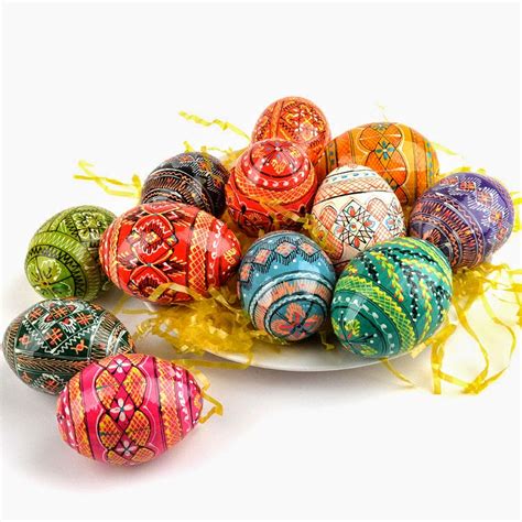 Decorated Russian Easter Eggs