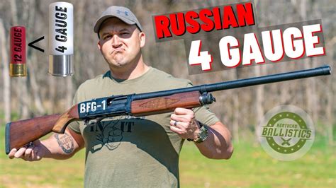 Russian 4-gauge shotgun capabilities