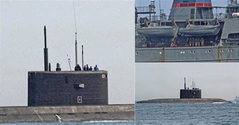 Russian submarine in English Channel