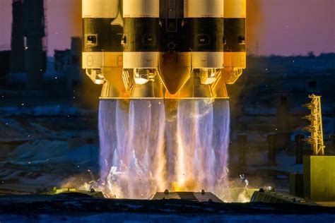 Russian Proton Rocket Launch