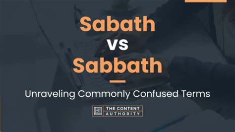 Sabbath Terms