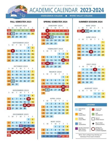 Saddleback USD Calendar Image 4