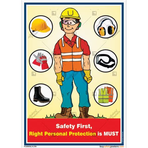 A person raising safety awareness