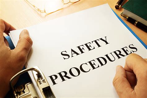 Image of safety procedures