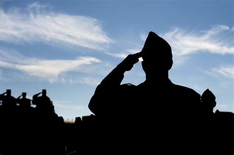 An illustration of the military salute as part of military culture