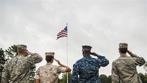 An illustration of the military salute as a tradition