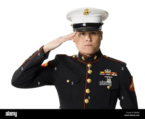 Saluting in Uniform