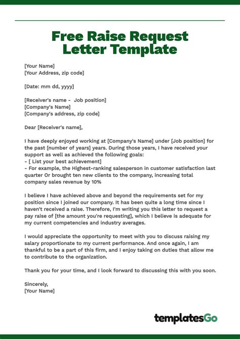 Sample Letter Template