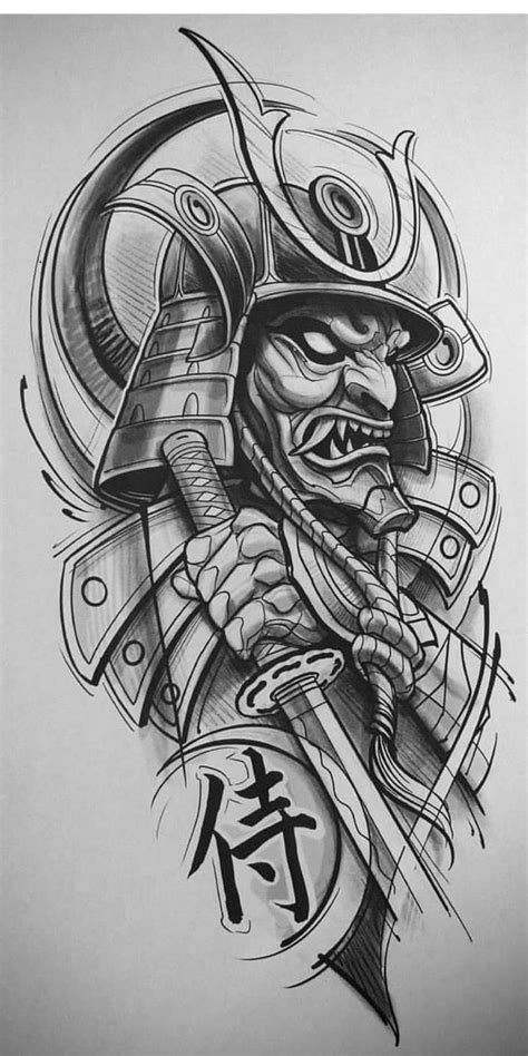 Samurai tattoo art