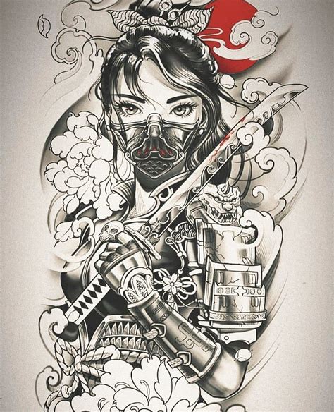 There are many different types of samurai tattoos to choose from