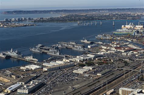 San Diego Navy Base Ships