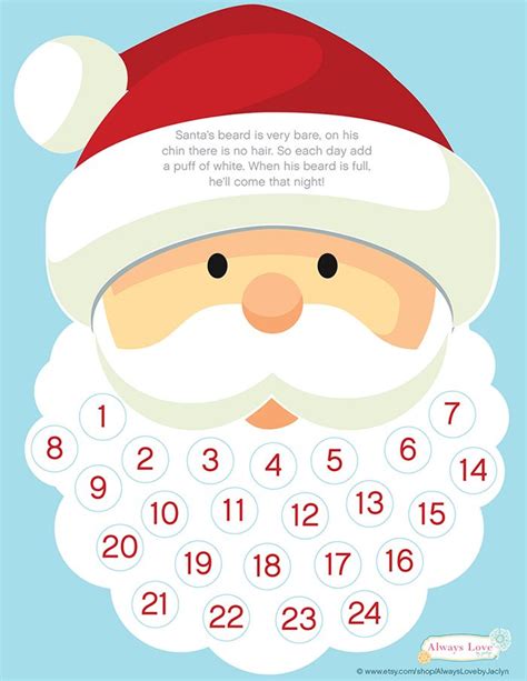 Santa Claus Advent Calendars