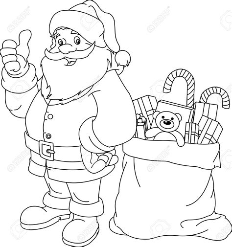 Santa Claus coloring sheet