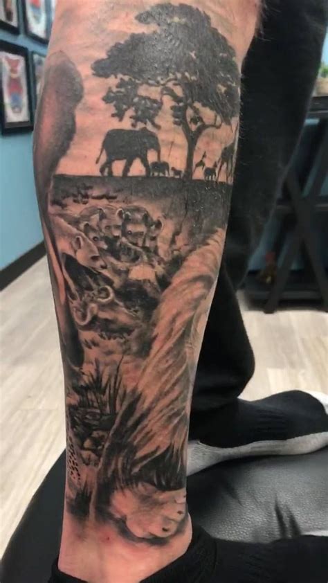 Savannah tattoo art