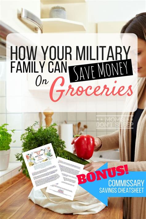 Saving money on groceries for military families