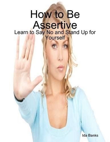 Woman saying no with assertiveness