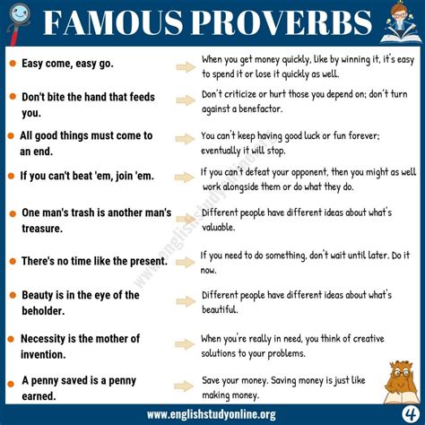 Sayings and proverbs