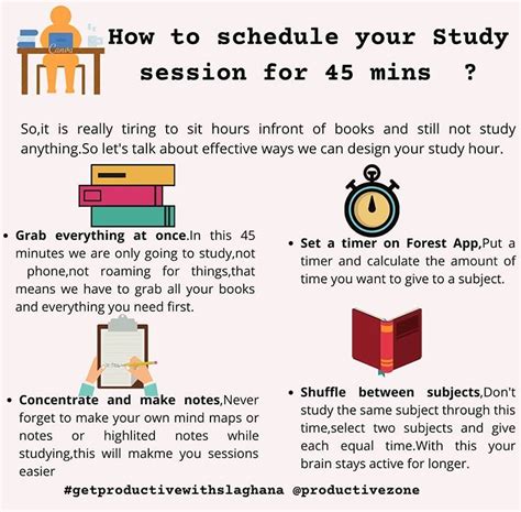 Schedule Study Sessions