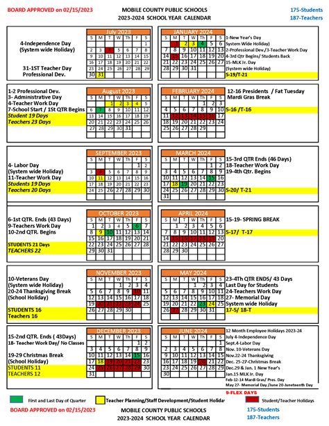 Palm Beach School District Calendar Image 10