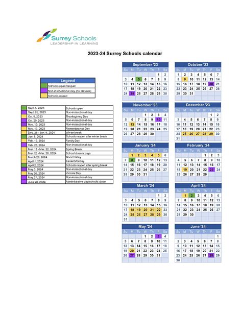 SPS School Calendar Image 3