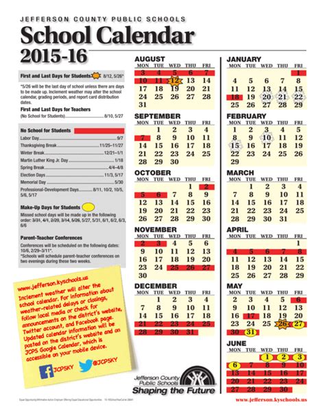 Williamson County School Calendar Image 3