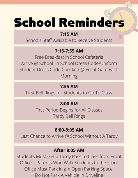 School Event Reminders