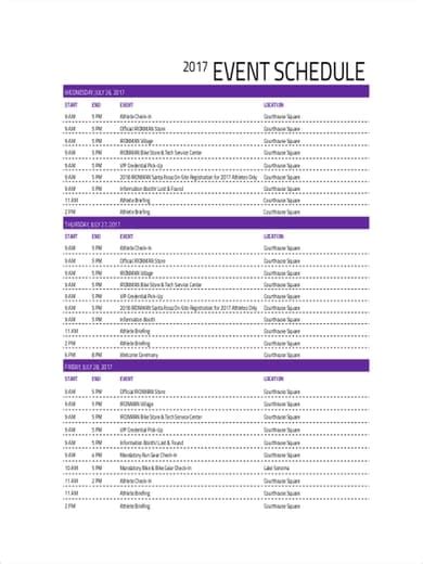 School Event Scheduling