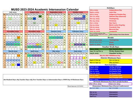 School Schedule