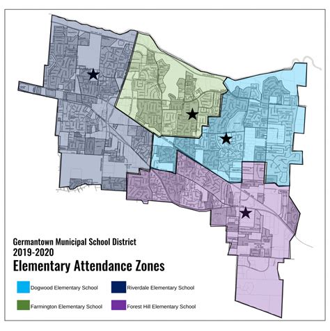 School zoning map