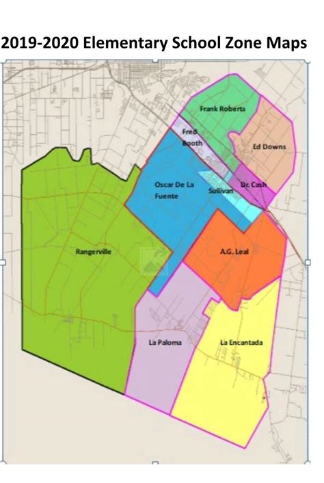 School zoning map