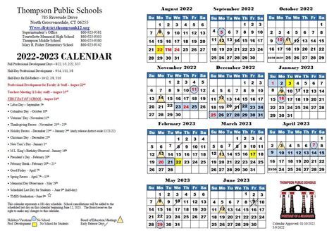 Schools Calendar