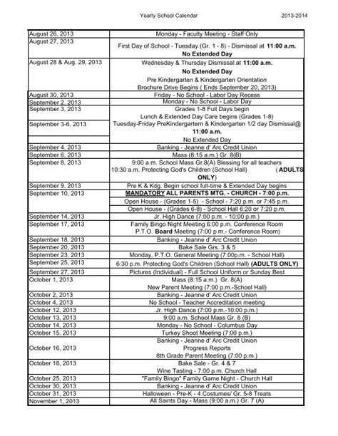 Key Dates in Chatham County Public Schools Calendar