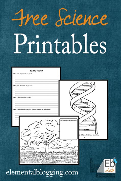 Science Printables