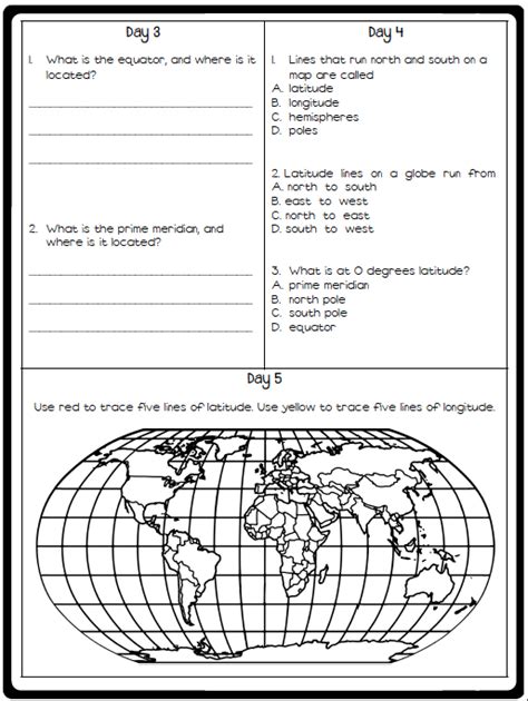 Science and Social Studies Worksheets for Kindergarten