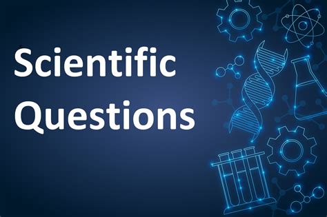 Scientific Questions to Ask When You're High