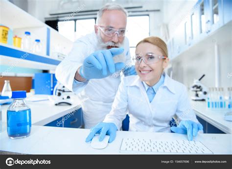 Scientists working in a laboratory