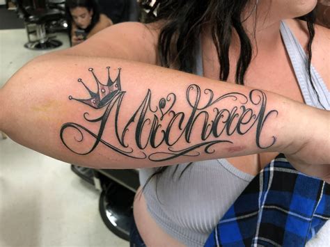 Script name tattoos