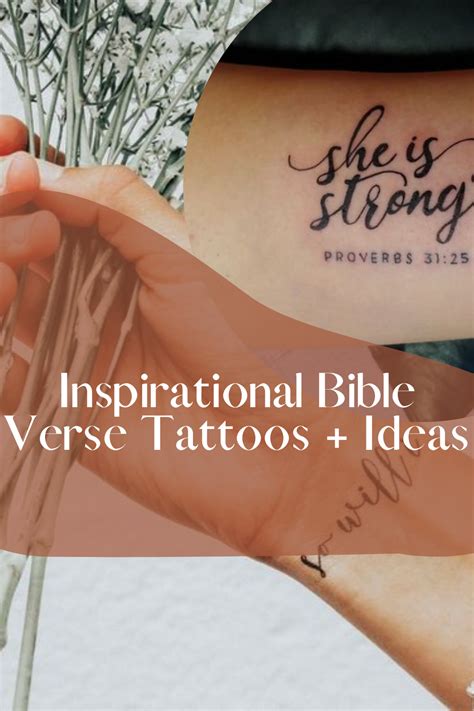 Scripture tattoos inspiration