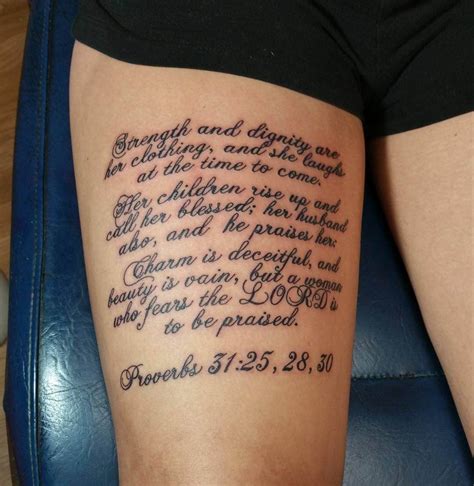 Scripture tattoos meaning