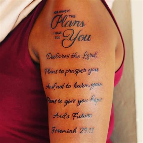 Scripture tattoos for women