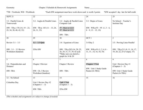 SD308 School Calendar Overview