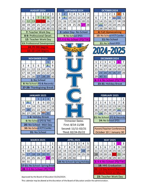 SD308 School Calendar and Technology