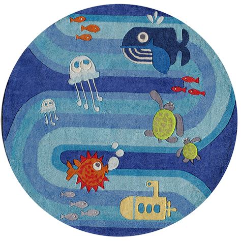 Sea Creature Motifs Rug