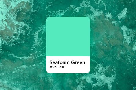 Seafoam green color