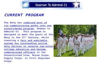 Seaman to Admiral Program