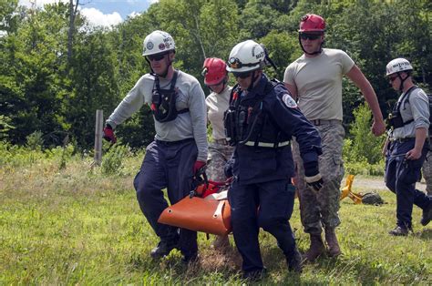 Coast Guard personnel involved in search and rescue operations